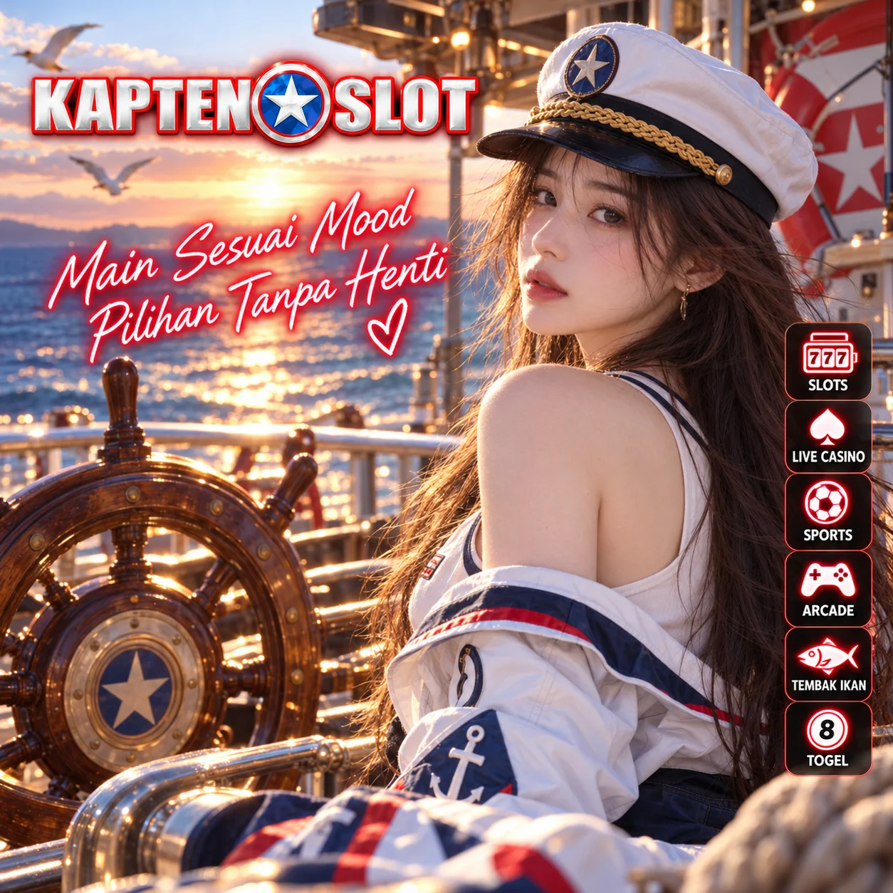 KAPTENSLOT | Ruang Kemudi Game, Kamu yang Pilih Haluan Hiburan